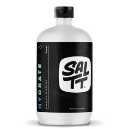 SALTT - Hydrate (18.6 oz) - Electrolytes Drops - Energy Boost - Sodium, Potassium, Magnesium, Zinc, Copper - Unflavored - Ultra Low Carb - Zero Sugar, Vegan, Gluten Free, Non GMO - By Keto Chow