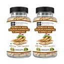 Heilen Biopharm Premium Korean Red Panax Ginseng Root Extract Capsules – 500 mg × 180 Veg Caps (Pack of 2) | Natural Energy & Immunity Booster