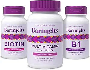BariMelts Bariatric Feel-Good Pack - Multivitamin with Iron, Biotin, and Vitamin B1