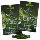 RECOVERYbits Organic Chlorella Algae Tablets, Superfood, Pure Green Algae, High Protein and Fiber, Chlorophyll, Cracked Cell Wall Non-Irradiated, for Immune Boosting and Detox, Non-GMO, 60 Tablets