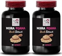 Lifestyle Companion - Muira PUAMA BARK Extract - Power Surge, Natural Energy Boost, Balanced Boost, Adventure Readiness, Herbal Drive Activation, Energizing Plant Power 2 Bottles 120 Capsules