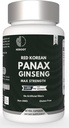 Panax Ginseng Capsule 500 MG Per Serving Energy, Memory & Brain Health Support, Non-GMO (Pack of 60 Capsule)