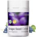 Vikki Grape Seed Extract Capsules 38100mg, 60 Count,Maximum Strength with OPC Original Blueberry Essence