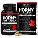 Horny Goat Weed For Men and Women - [20% Icariins Max Strength] - Stamina, Endurance, Circulation, Joint & Back Support - Maca Root, Ginseng, Yohimbine, Tribulus, L-Arginine - USA Made - 60 Count