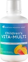 Mountain Meadow Herbs Children's Vita-Multi: Blended Vitamin & Mineral Supplement - Fast Absorbing Liquid Kids Vitamins with Fruits, Greens, and Eye-Protecting Lutein (16 oz.)