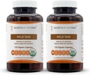 Secrets of the Tribe Wild Yam Capsules 1000 mg Responsibly farmed USDA Organic Wild Yam (Dioscorea Villosa) Dried Root, Hormone Support Supplement (2x120 Capsules)