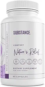 Nature’s Relief | Turmeric Supplement to Improve Body, Muscle & Joint Aches | Pure Turmeric Curcumin Supplement Organic, Boswellia & Ginger | Ease Discomfort & Increase Mobility | Non-GMO 30 Servings
