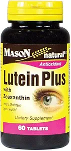 Mason Natural Lutein Plus with Zeaxanthin for Eye Health Tablets, 60 Count