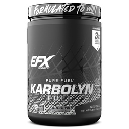 EFX Sports Karbolyn Fuel | Fast-Absorbing Carbohydrate Powder | Carb Load, Sustained Energy, Quick Recovery | Stimulant Free | 20 Servings (Neutral)