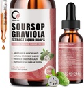Soursop Graviola Liquid Drops - Soursop Extract Plus Sea Moss, Soursop Bitters Liquid for Cell Regeneration, Immune Boost, Relax, Antioxidant, Energy - 2 Fl Oz