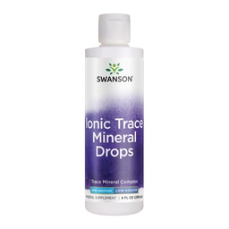 Swanson Concentrace Trace Mineral Drops 8oz-Complete Mineral Complex for Energy, Hydration, & Electrolyte Balance Over 72 High Absorption Ionic Minerals Such As Magnesium, Potassium, Calcium (2 Pack)