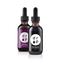 Drop Supplements Organic Trace Minerals Electrolyte Drops and Organic Elderberry 2 oz Liquid Drops Bundle