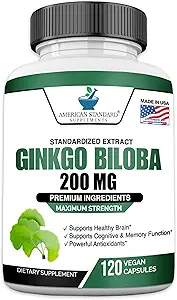 Ginkgo Biloba Extract 200mg, Organic Ginkgo Biloba Extract, Ginkgo Biloba Supplements, Ginkgo Biloba Extract, Ginkgo Biloba Organic, Ginkgo Biloba Pills, Ginkgo Biloba Capsules, 120 Vegan Capsules