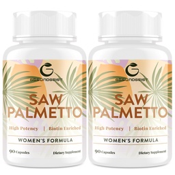Saw Palmetto for Women Hair Loss - DHT Blocker with 5-in-1 Blend for Hair Growth, Skin & Nails, Urinary Wellness - Extra Strength Saw Palmetto Supplement - 180 Capsules