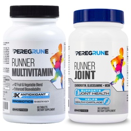 Runner Multivitamin & Joint Support Supplement | Antioxidants, Complete B-Complex & Probiotics to Support Energy, Endurance & Joint Wellness | Glucosamine, Chondroitin & MSM | GMP Certified