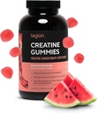 LEGION Creatine Monohydrate Gummies – Clean Chewable Creatine Supplement for Strength, Endurance & Muscle Recovery – 30 Sour Watermelon Flavor Servings – No Artificial Flavors or Sweeteners