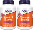 NOW Supplements, Vitamin C Crystals (Ascorbic Acid) Powder, Antioxidant Protection*, 8-Ounce (Pack of 2)