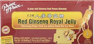Prince of Peace Red Ginseng - Royal Jelly - 10 cc - 10 Count