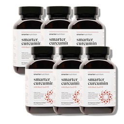 SMARTERNUTRITION Curcumin Softgels - Vegan High Absorption 400 mg Curcumin Supplement Standardized to 95% Tetrahydrocurcuminoids + Black Seed Oil & Ginger for Joint & Immune Health - 360 Ct