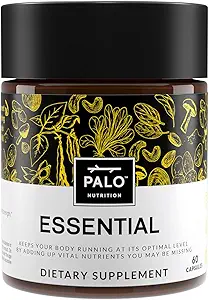 PALO Essential+ Adult One Daily Ritual Multivitamin with Vitamins D3, K2 (as MK7), B12, E, Folate, Minerals Boron and Magnesium and More (60 Capsules, 2 Month Supply)