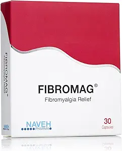 NAVEH PHARMA FIBROMAG - Fibromyalgia Pain and Fatigue Relief Supplements Natural Fast-Acting Extended Release Fibromyalgia & Arthritis Support for Muscle Aches, Exhaustion 30 Ct.
