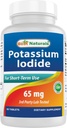 Best Naturals Potassium Iodide 65 mg - Dietary Supplement, 60 Tablets (60 Count (Pack of 1)) (6)