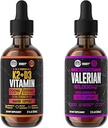 HERBIFY Bundle - K2 and D3 Drops & Valerian Root Tincture - Bone Strength & Nervous System Support