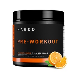 Kaged Original Pre Workout Powder | Orange Crush | Pre-Workout with Creatine, Beta Alanine, L-Citrulline, BCAAs | 274 mg Caffeine | Pre Supplements for Men & Women | 20 Servings