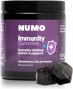 Numo Elderberry Gummies - Immune System Support with Antioxidants Supplement - Complete Formula with Sambucus Fruit, Vitamin D3, Zinc, Vitamin C, Probiotics - Organic, Vegan & Kosher - 60 Count