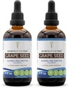 Secrets of the Tribe Grape Seed Tincture Alcohol-Free Liquid Extract, Grape (Vitis Vinifera) Dried Seed (2x4 FL OZ)