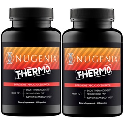 Nugenix Thermo - Thermogenic Fat Burner Supplement Pills for Men, Extreme Metabolic Accelerator, 120 Count