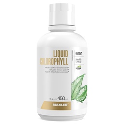 Maxler Liquid Chlorophyll Natural Flavor - Internal Deodorant for Body Odor & Bad Breath Supplement - Vegan Liquid Chlorophyll - 132 mg of Chlorophyllin per 1 Serving (15 Servings) - 15.2 fl oz