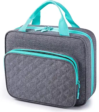 BAGSFY Medicine Bag for Traveling, Pill Bottle Organizer Storage, Large Medication Travel Case, Pills Box for Vitamin, First Aid Kit Bags Empty. (Comes with Weekly Pill Organizer)