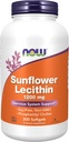 Now Foods Sunflower Lecithin - Phosphatidyl Choline - 1,200 MG (200 Softgels)