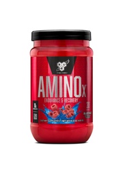 BSN Amino X Muscle Recovery & Endurance Powder with BCAAs, 10 Grams of Amino Acids, Keto Friendly, Caffeine-Free, Support Endurance, Zero Sugar, Blue Raz, 30 servings, 15.34 Ounce (Packaging May Vary)