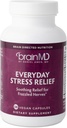 Dr Amen BrainMD Everyday Stress Relief - 120 Capsules, Pack of 2 - Promotes Relaxation & Focus - Non-Drowsy - Gluten Free - 60 Total Servings