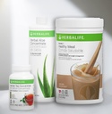 Trio Combo HERBALIFE Formula 1 Healthy Nutritional Shake Mix (Cafe Latte 780g)-Herbal Aloe Concentrate Pint (Original 473ml) - Herbal Tea Concentrate (Original 102g)