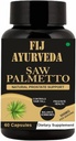 Saw Palmetto Extract Capsules for Men & Women 500mg 60 Veg Capsules, Natural Hair Growth for Men & Women - (Pack of 1)