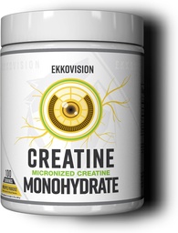 Ekkovision Creatine Monohydrate Powder, Micronized, Pineapple Paradise, Pre Workout & Post Workout Supplement for Men and Women, Energy Support, Easy to Mix in Shakes, Smoothies & Beverages, 100 Srvgs