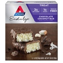 Atkins Endulge Chocolate Coconut Bar, Dessert Favorite, High in Fiber, 1g Sugar, 5 Count