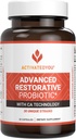 ACTIVATEDYOU Advanced Restorative Probiotic for Daily Use- 30 Strain Digestive Gut Health & Immune Function Support- Acidophilus Supplement for Radiant-Looking Skin (30 Capsules)