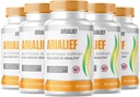 SPRESSO (5 Pack) Arialief Sciatica Nutritional Support Capsules, Arialief Advanced Formula Sciatica Relief Supplement, Nerve Relief Supplement, Arialeaf Prime Palm Sciatica (300 Capsules)