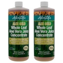 Aloe Life - Whole Leaf Aloe Vera Juice, Organic, Gluten-Free (Aloe Gold, 32 oz) | 2-Pack