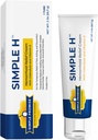 Simple Promise – Simple H Hemorrhoid Cream – Gentle Fast-Absorbing Formula with 28 Potent Ingredients & Enhanced Delivery System – Paraben-Free, Promotes Comfort & Relief, 2 oz