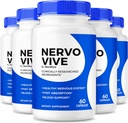 (Pack of 5) NervoVive – Original Nervo Vive Nerve Health Support Formula, Total Nerve Care with Natural Ingredients for Comfort & Signal Function | NervoVive24 Easy-to-Take Daily Pills (300 Capsules)