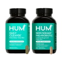 HUM Full Skin Detox, Daily Cleanse -Proboitics for Skin Problem, Acne Breakouts Includes Organic Algae, Detoxifying Herbs