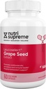 Nutri Supreme Grapeseed Extract Leucoselect, Polyphenols for Super Antioxidant Support, Cardiovascular Health, Kosher Certified 60 Capsules