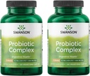 Swanson Probiotic Complex 4.2 Billion CFU 5-Strain Digestive Health Fat Metabolism Satiety Prebiotic FOS Complex Supplement 120 Veggie DRcaps (2 Pack)