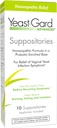 YeastGard Advanced Homeopathic Yeast Infection Vaginal Suppositories - 10 count Box