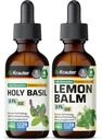 BIO KRAUTER Holy Basil Tincture 2 Fl. Oz. & Lemon Balm Tincture 2 Fl. Oz.